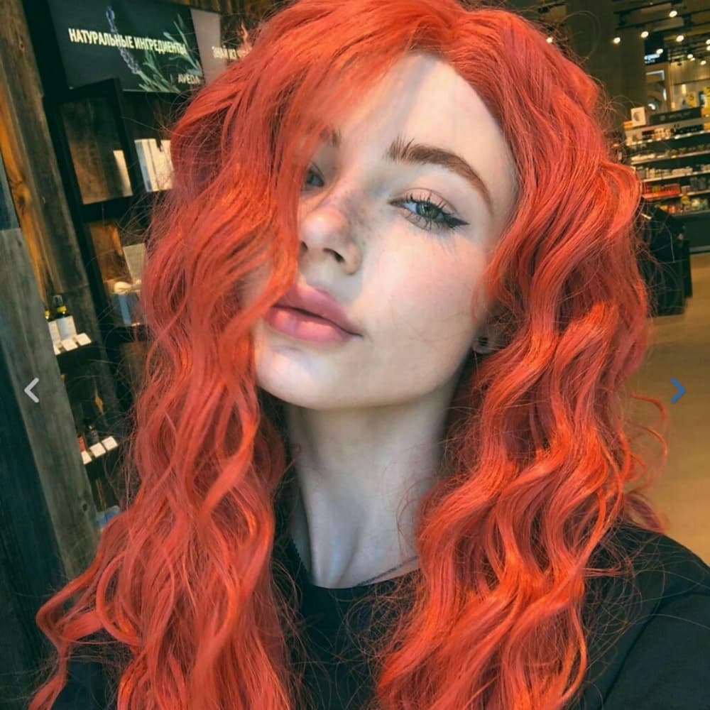 Copper Red Beauty Lace Front Wig - Thumbnail 3
