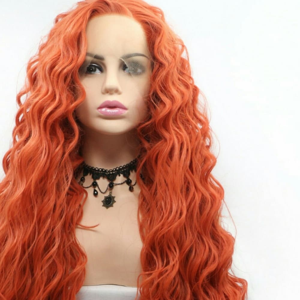 Copper Red Beauty Lace Front Wig - Thumbnail 4