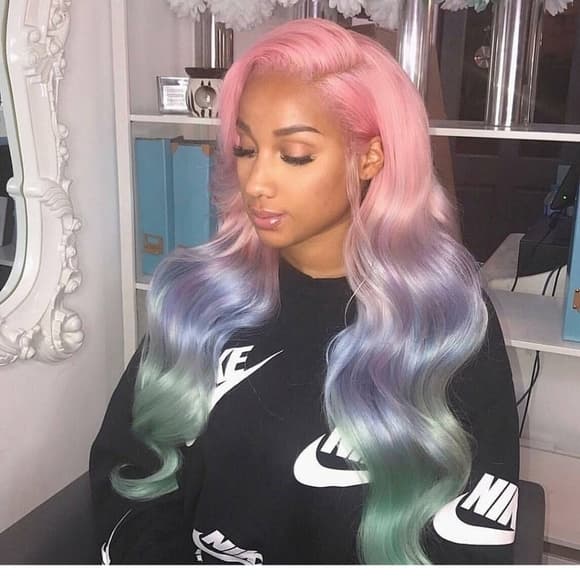 Rainbow Beauty Lace Front Wig 24-26 inches - Thumbnail 2