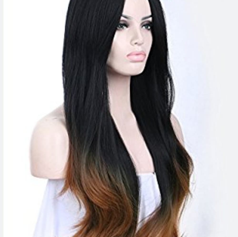 Ombre Brown Waves Beauty Wig - Thumbnail 5