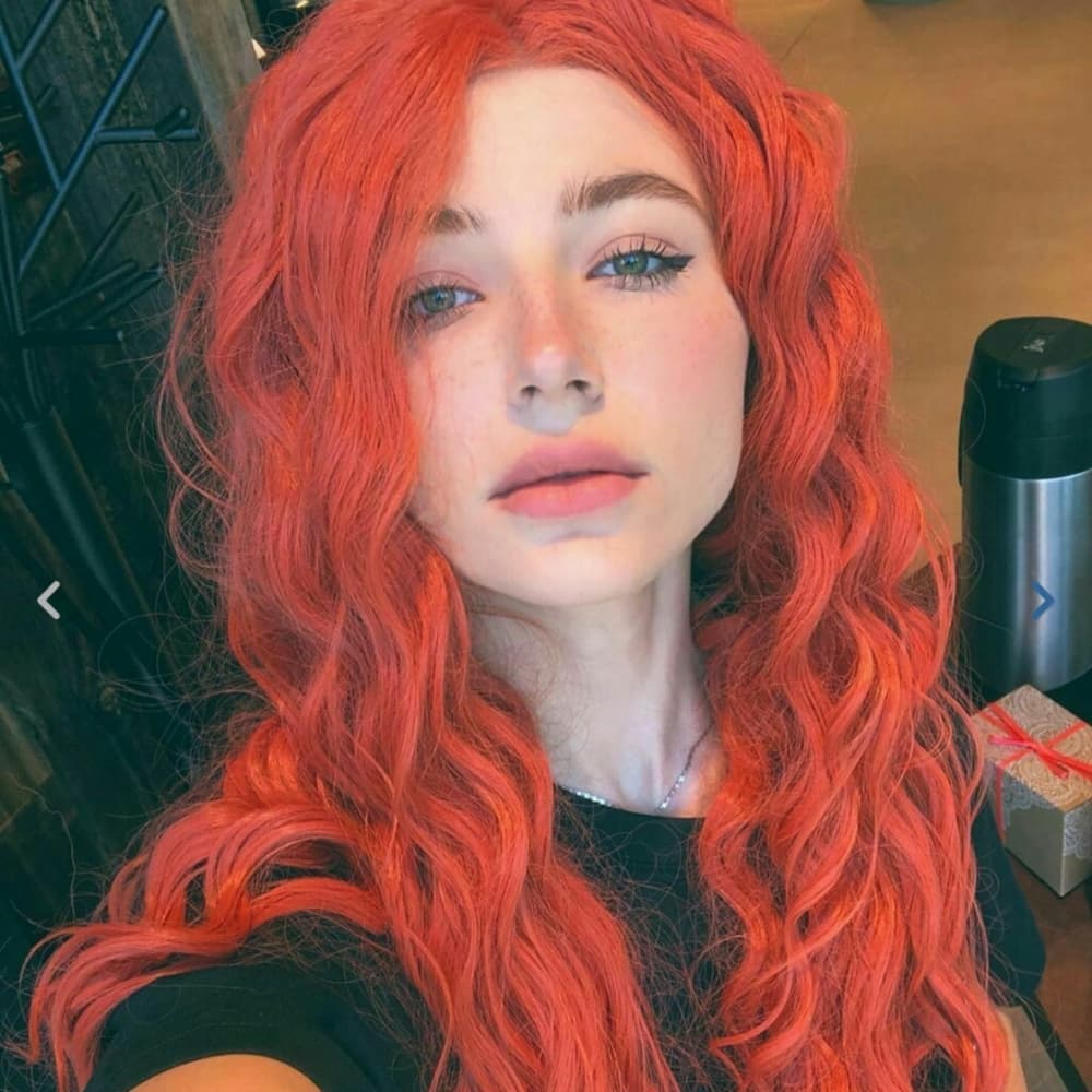 Copper Red Beauty Lace Front Wig - Thumbnail 5