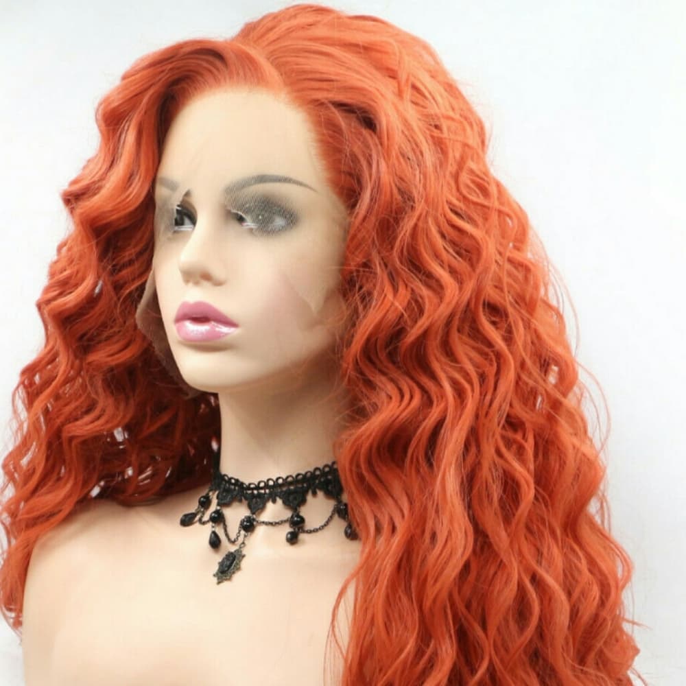Copper Red Beauty Lace Front Wig - Thumbnail 6