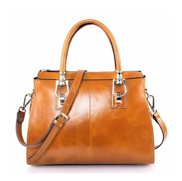 Womens/Lady's Handbag Vintage Luxury Wax Genuine L - Thumbnail 8