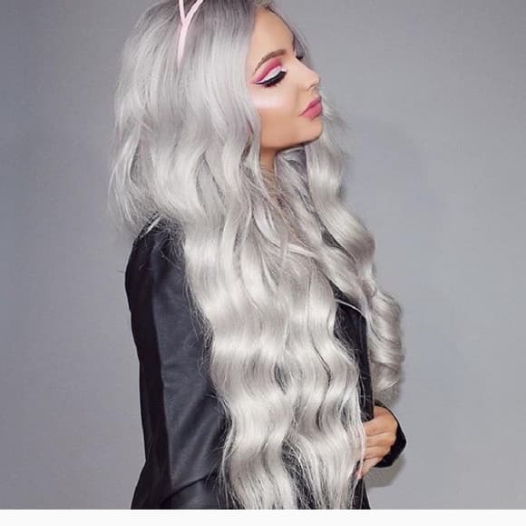 Gray Beauty Lace Front Wig - Thumbnail 2