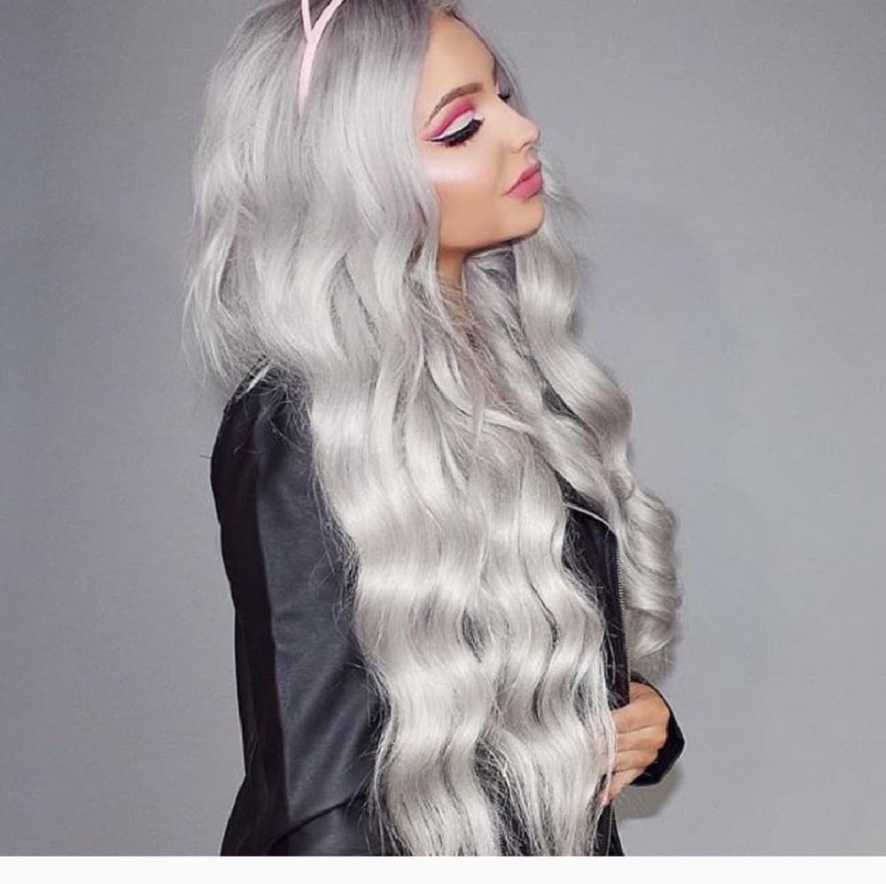 Gray Beauty Lace Front Wig