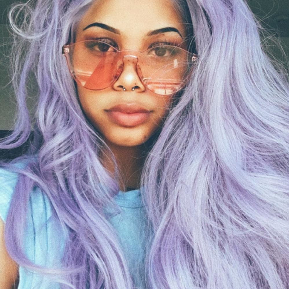 Light Purple Beauty Lace Front Wig