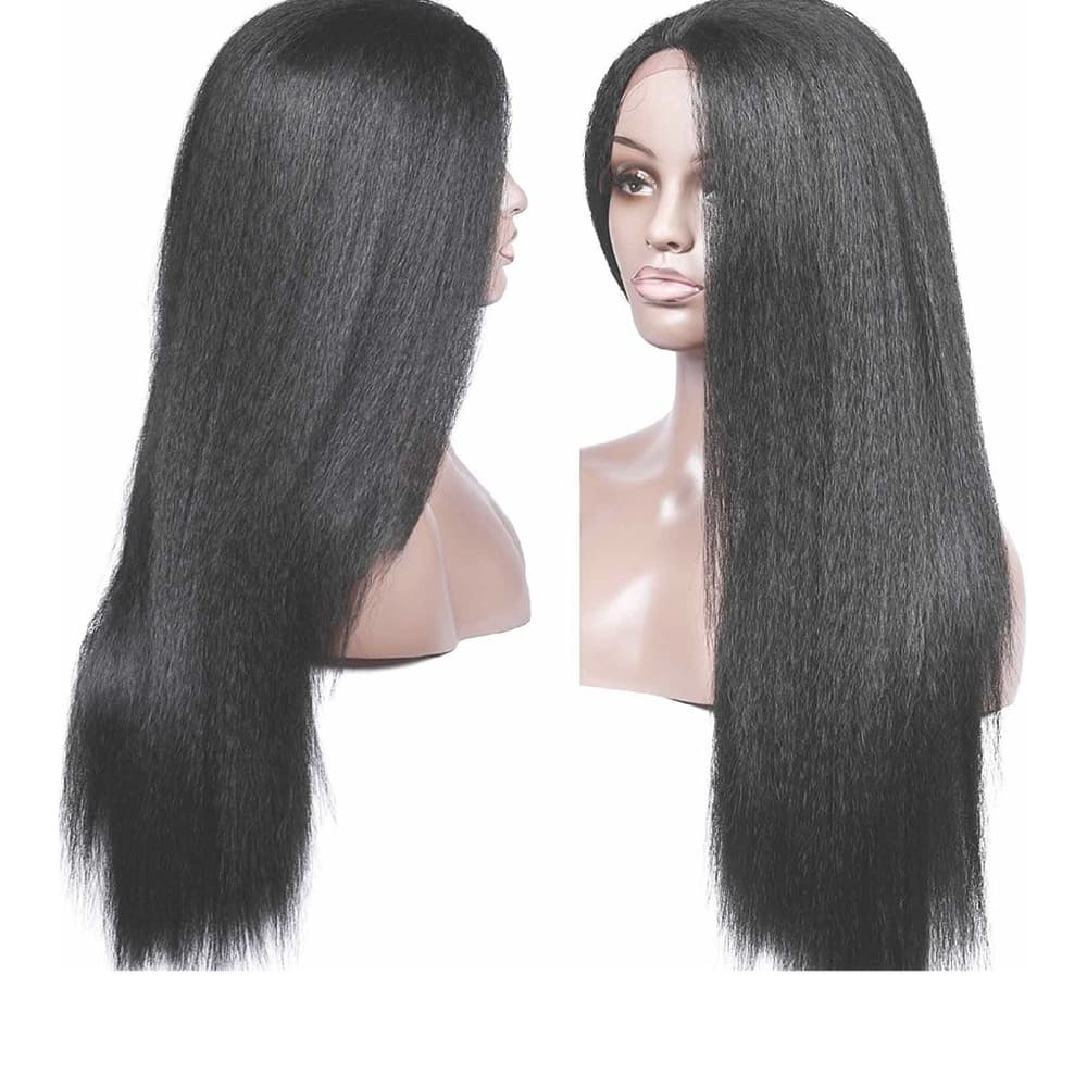 Kinky Yaki Straight Lace Front Wig - Thumbnail 2