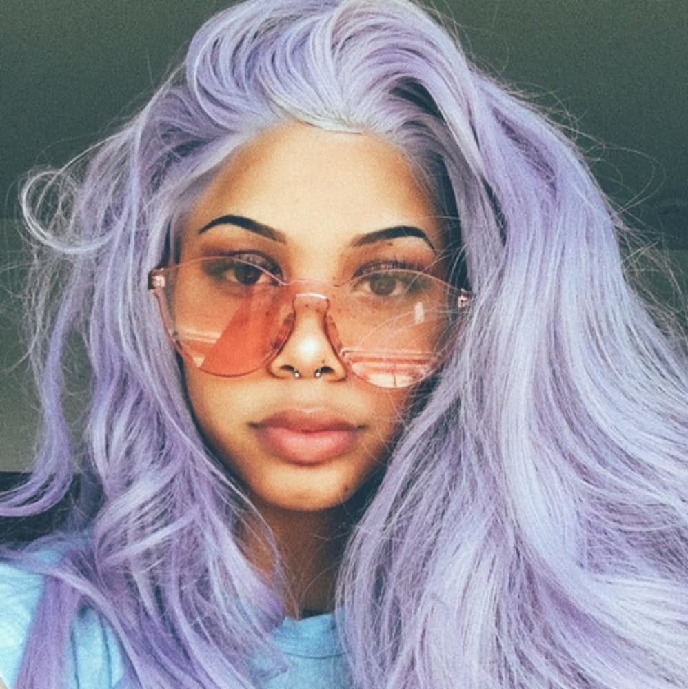 Light Purple Beauty Lace Front Wig - Thumbnail 2