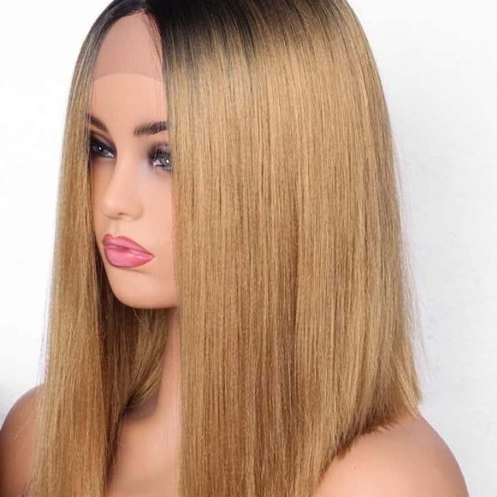 Ombre Blonde Lace Front Wig 12-14 inches - Thumbnail 3