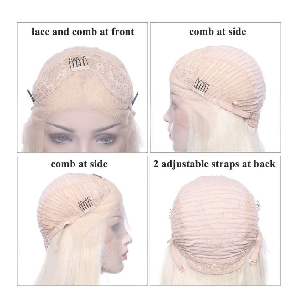 Blonde Bob Beauty Lace Front Wig - Thumbnail 4