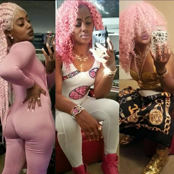 Pink Beauty LaceFront Wig Wig 24-28 inches!! - Thumbnail 5