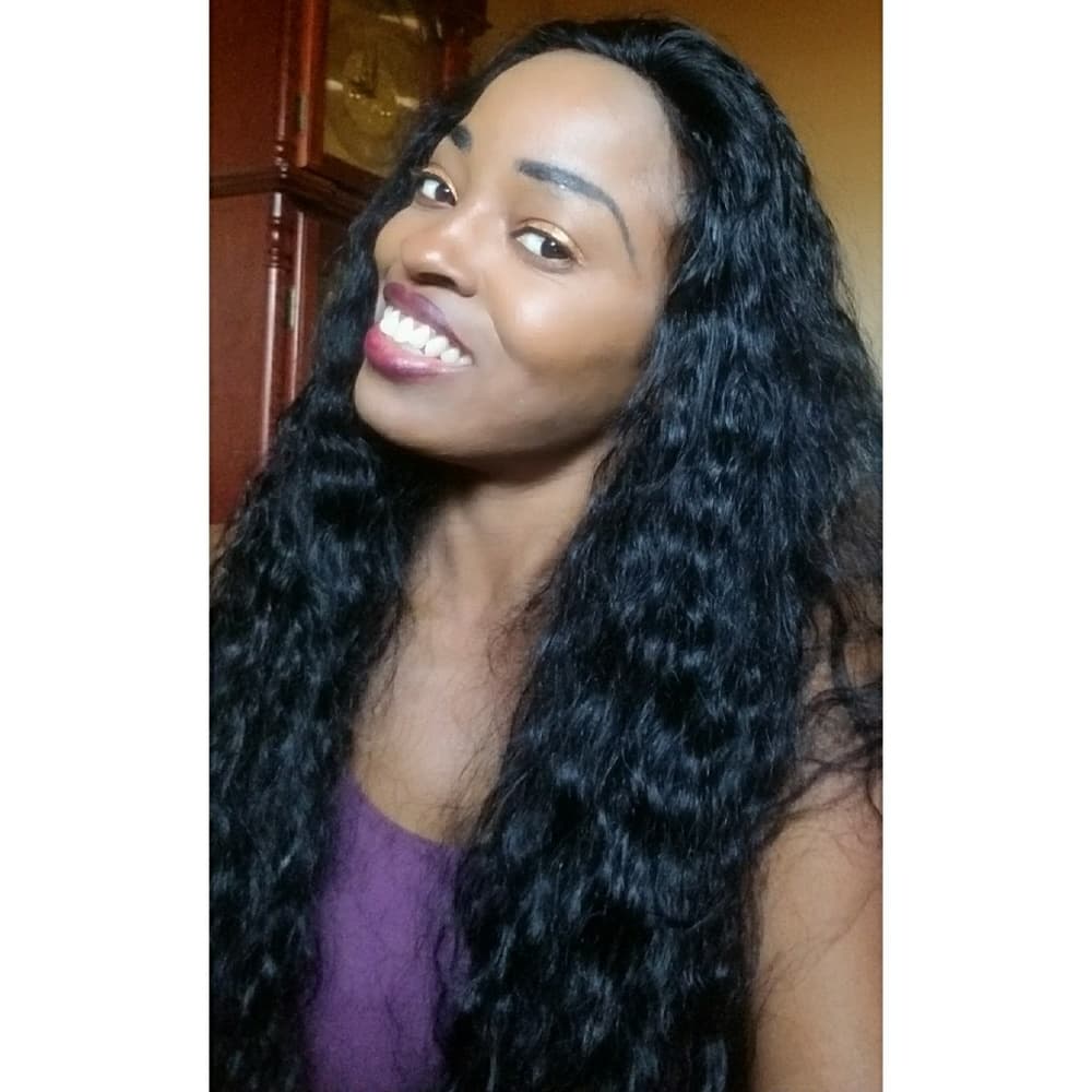 Virgin Wavy Human Hair Lacefront Wig 22-24 inches - Thumbnail 8