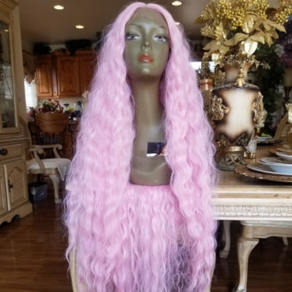 Pink Beauty LaceFront Wig 38-42 inches!! - Thumbnail 2