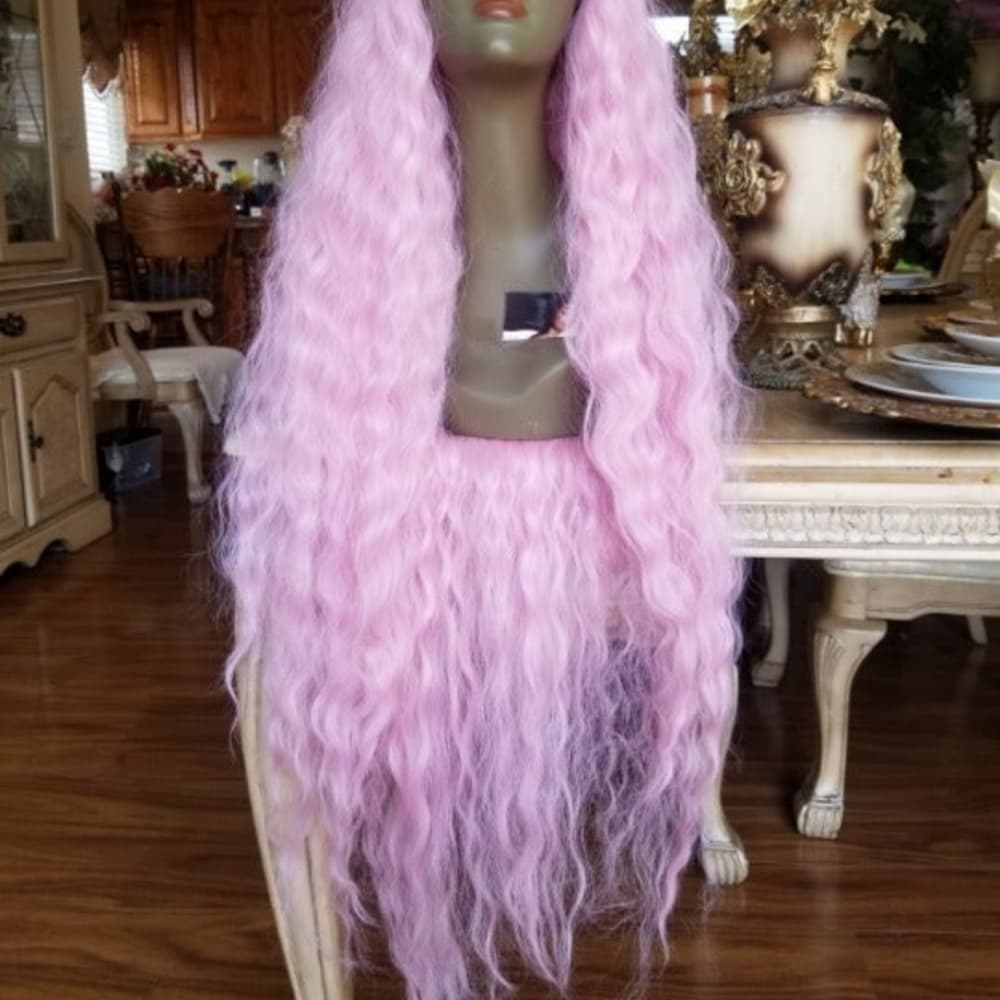 Pink Beauty LaceFront Wig 38-42 inches!! - Thumbnail 3