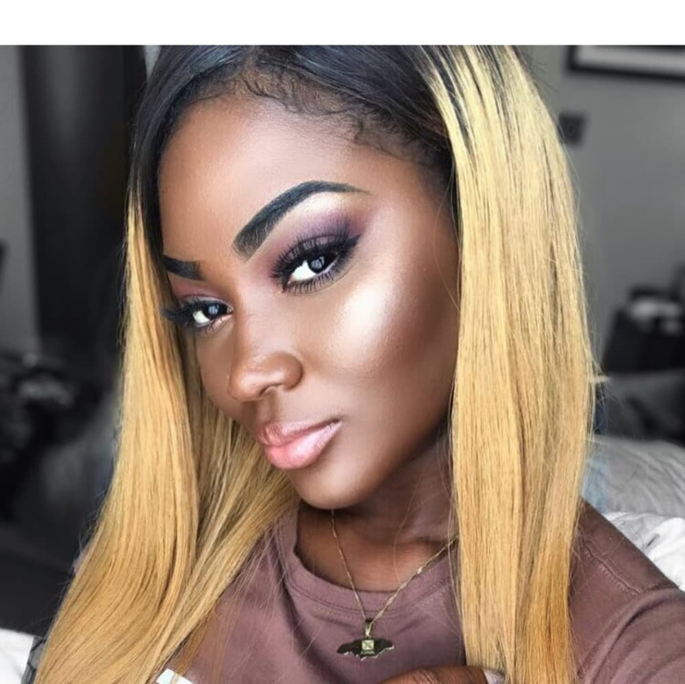 Ombre Blonde Beauty Lace Front Wig - Thumbnail 8