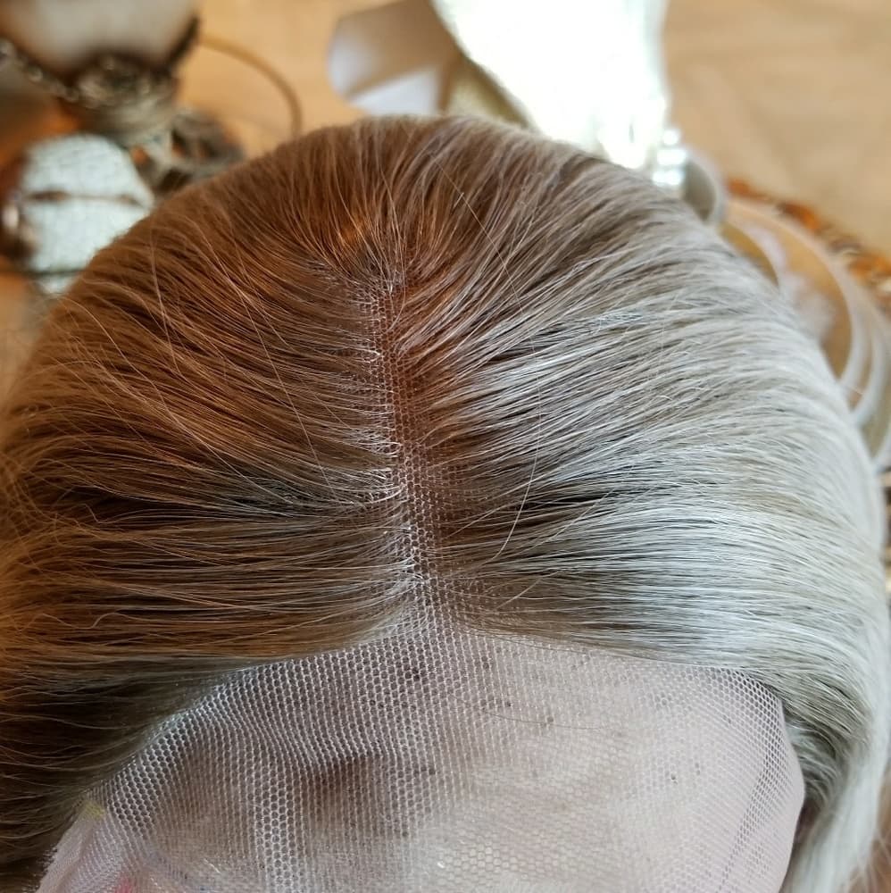 Blond White Ash Blonde Lacefront Wig - Thumbnail 7