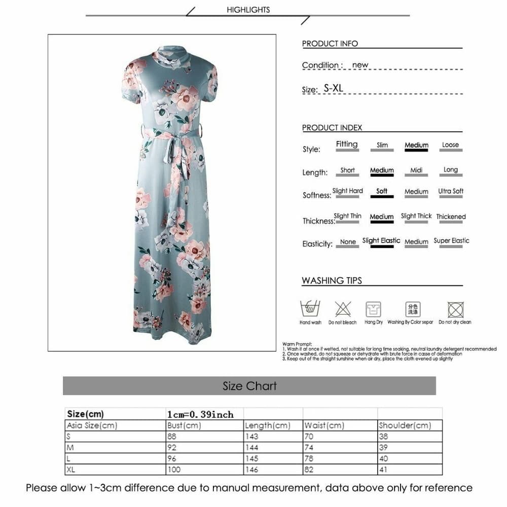 Floral Boho Beauty Dress - Thumbnail 2