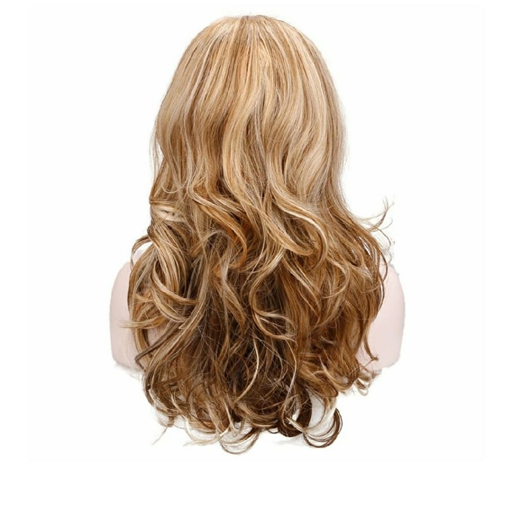 Light Blonde Brown Orange Beauty Wig - Thumbnail 5