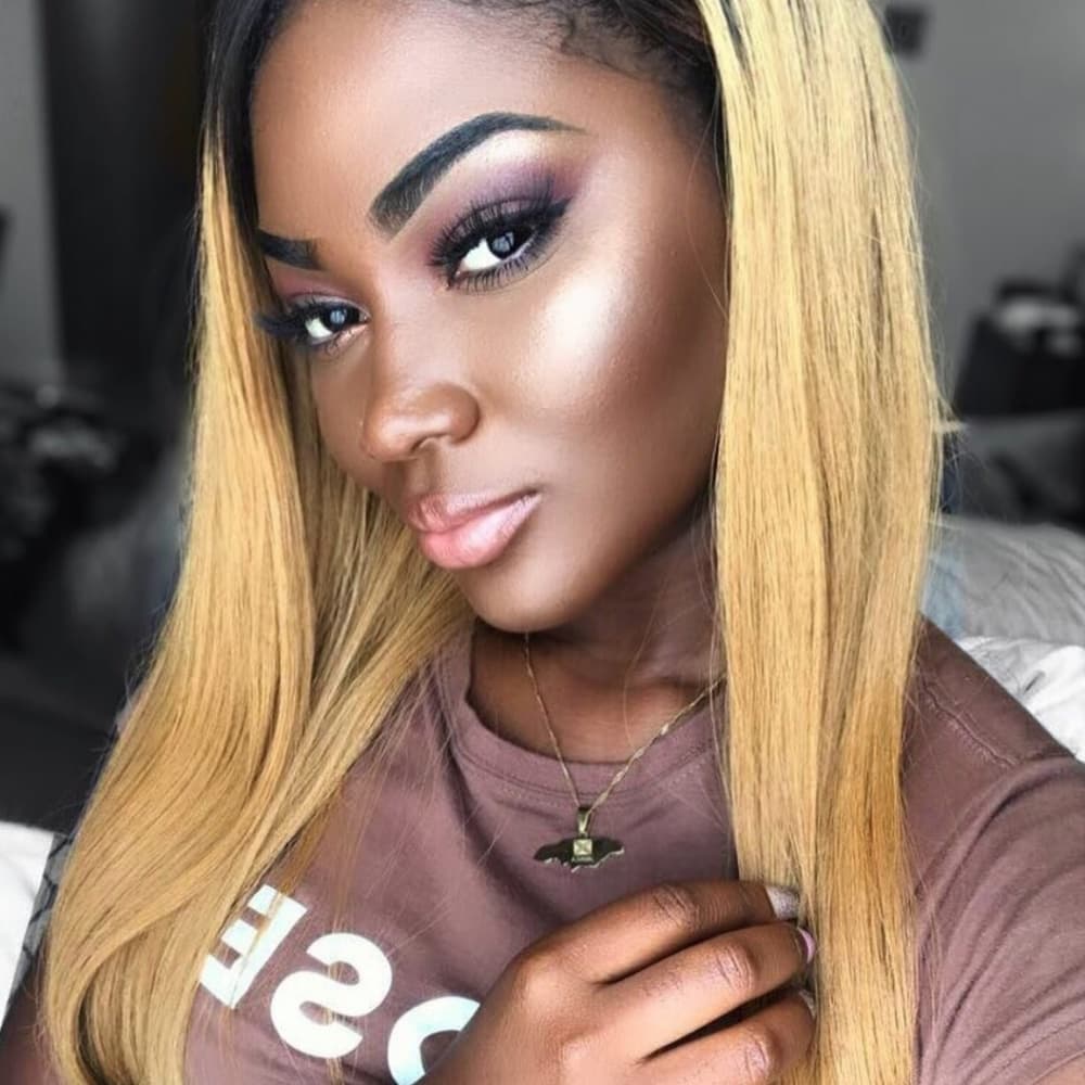 Ombre Blonde Beauty Lace Front Wig - Thumbnail 7