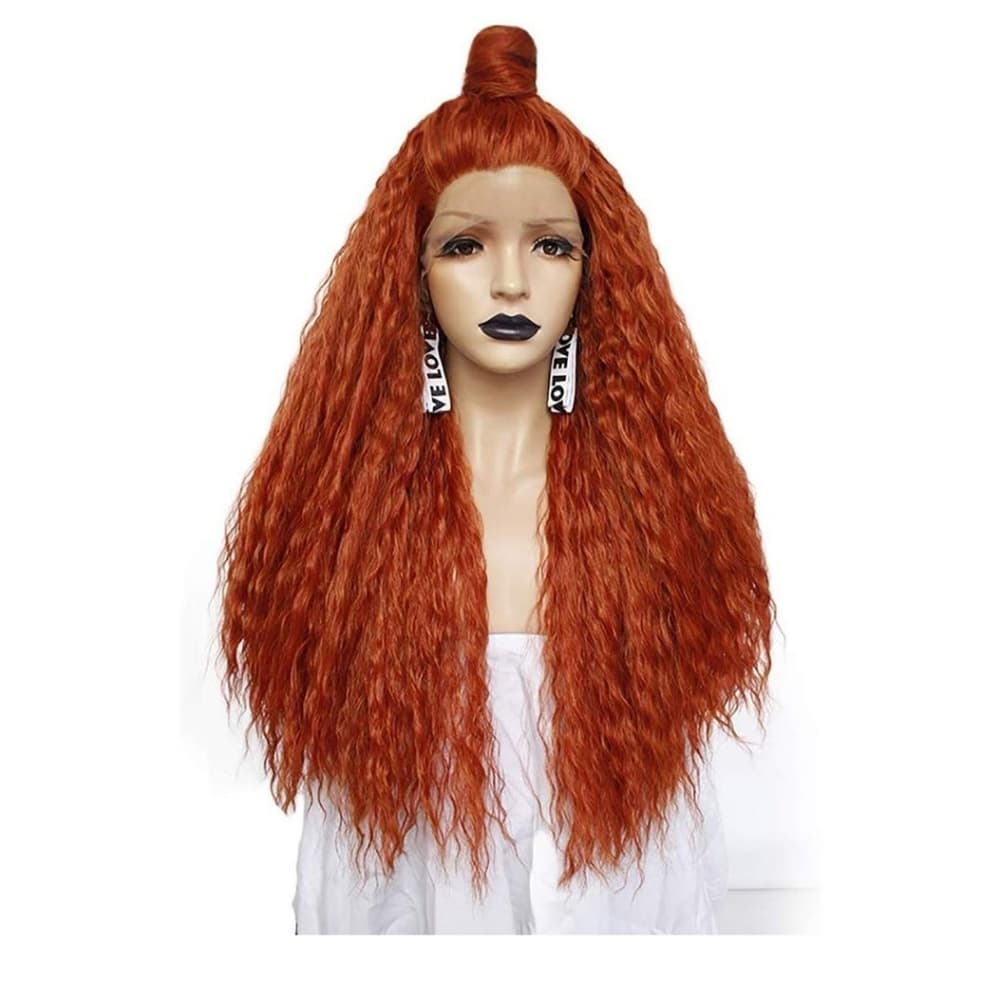 Waterwave Red Beauty Lace Front Wig - Thumbnail 5