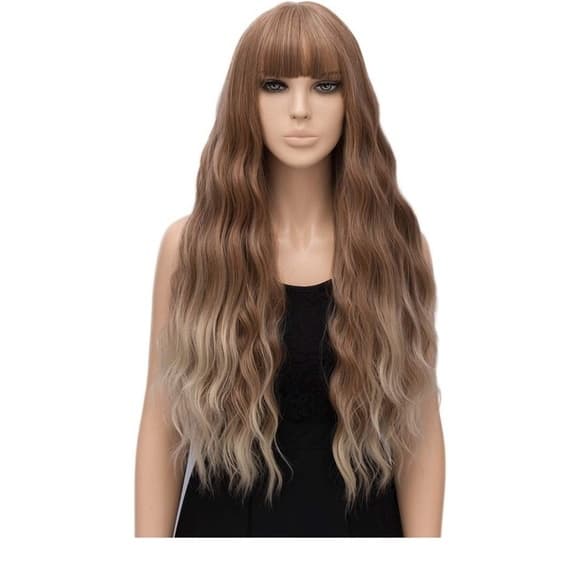 Brown Blonde Beauty Wig - Thumbnail 5