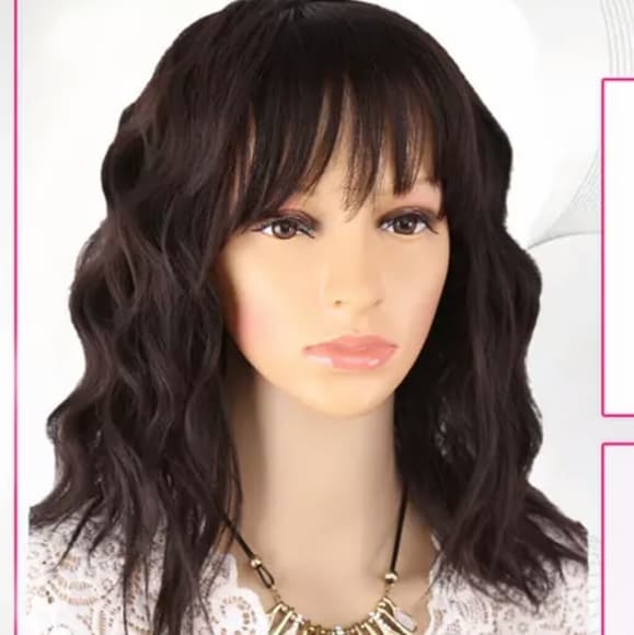 Dark Brown Beauty Full Wig - Thumbnail 6