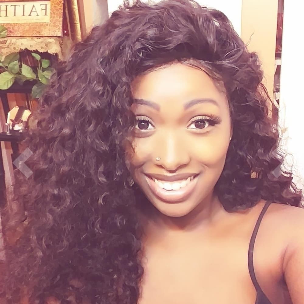Waterwave Pre Plucked Lace Front Wig - Thumbnail 7