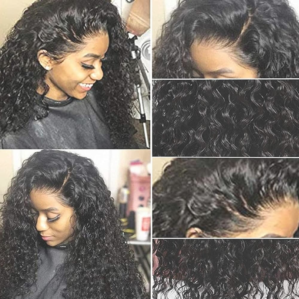 Waterwave Pre Plucked Lace Front Wig - Thumbnail 4