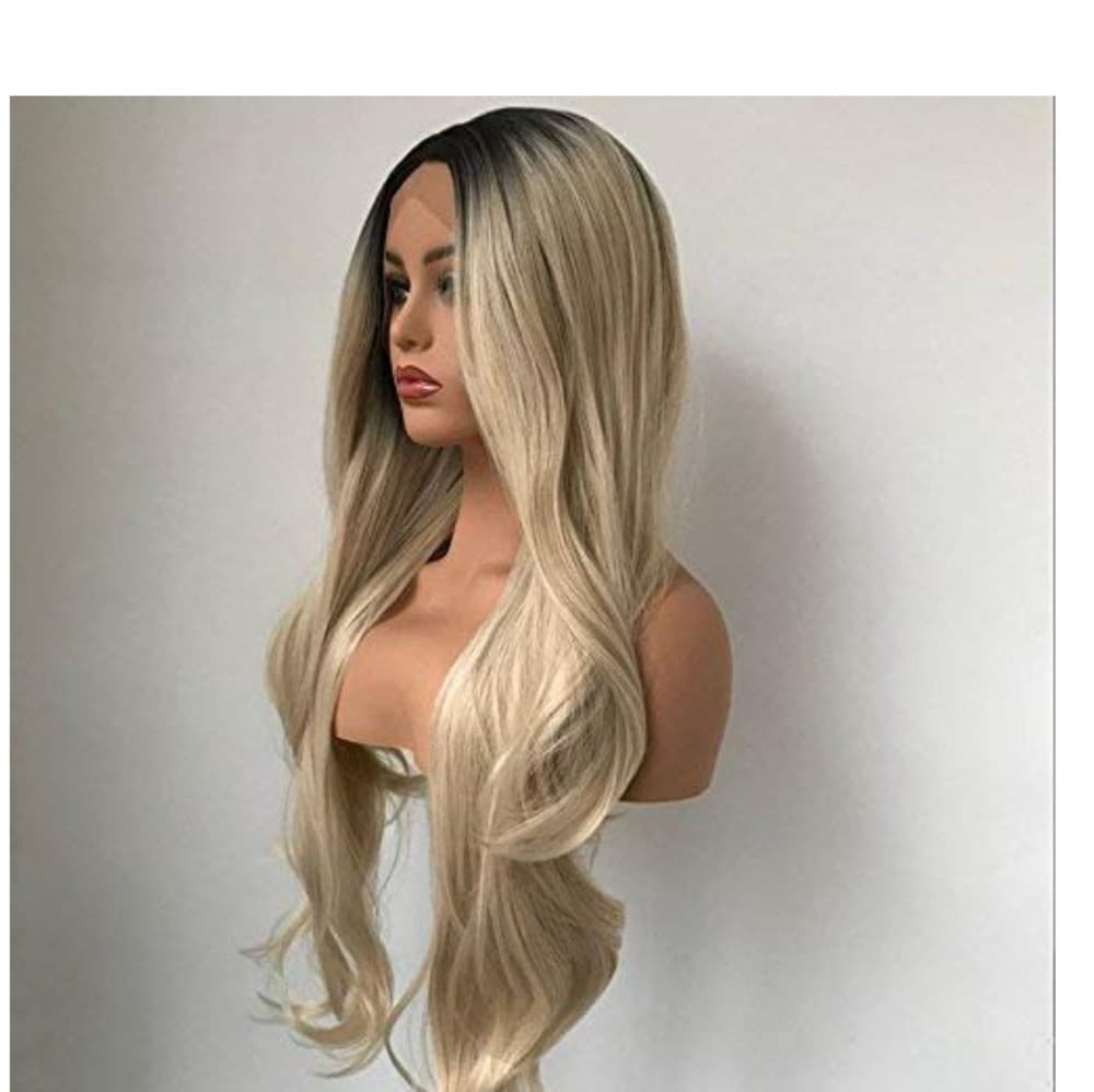 Ombre Blonde Lace Front Wig - Thumbnail 3