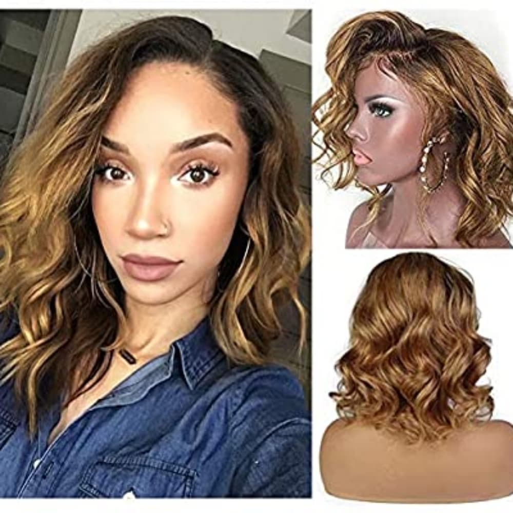 Bob Beauty Waves Lace Front Wig - Thumbnail 5
