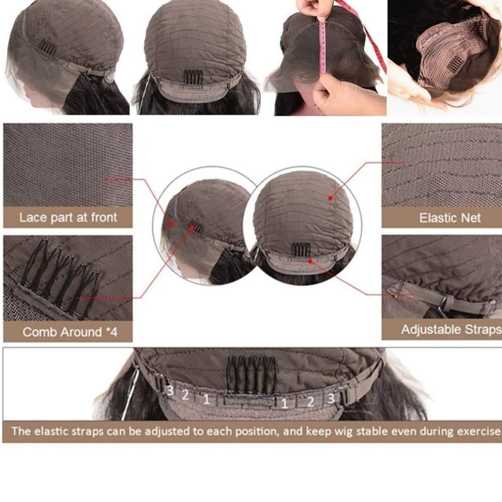 Waterwave Pre Plucked Lace Front Wig - Thumbnail 6