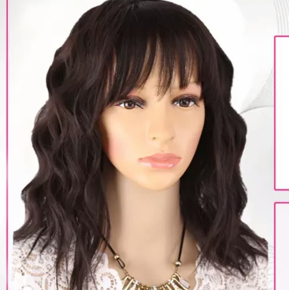 Dark Brown Beauty Full Wig - Thumbnail 5