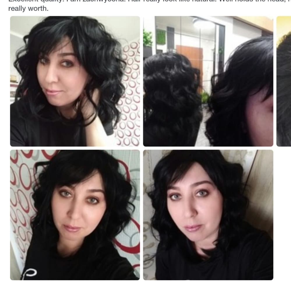 Dark Brown Beauty Full Wig - Thumbnail 3