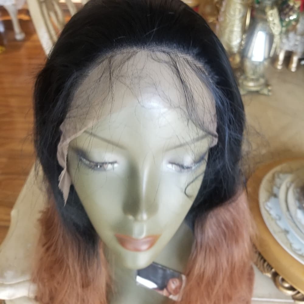 Black Auburn Beauty Lace Front Wig - Thumbnail 10