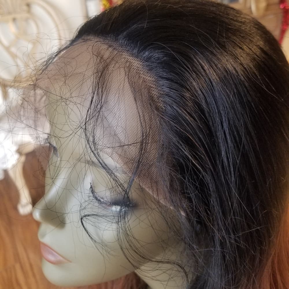 Black Auburn Beauty Lace Front Wig - Thumbnail 8