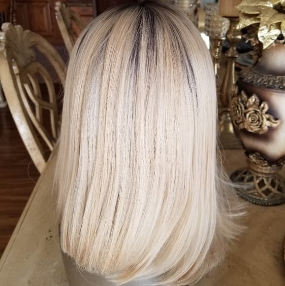 Ombre Blonde Lace Front Wig - Thumbnail 9