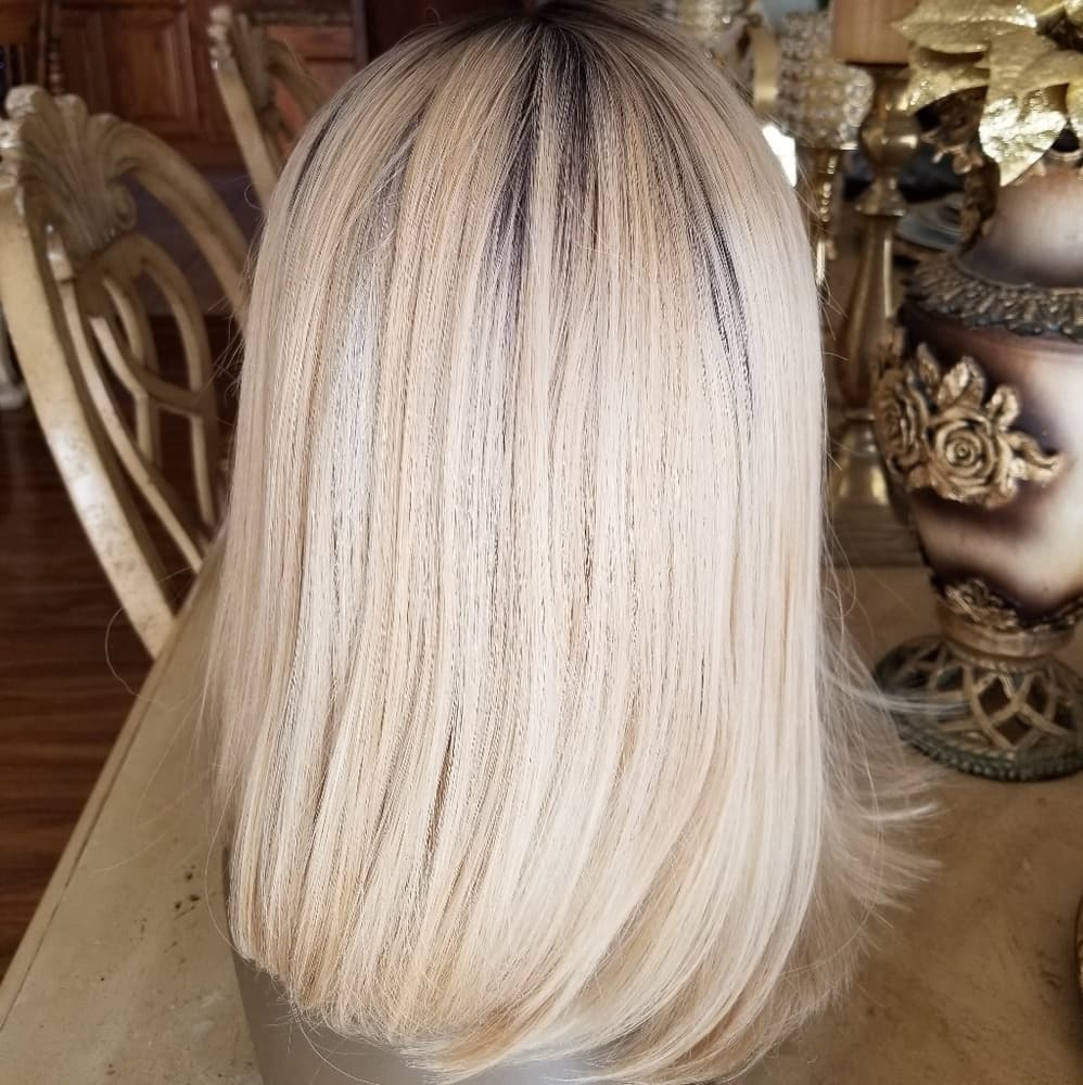 Ombre Blonde Lace Front Wig - Thumbnail 8