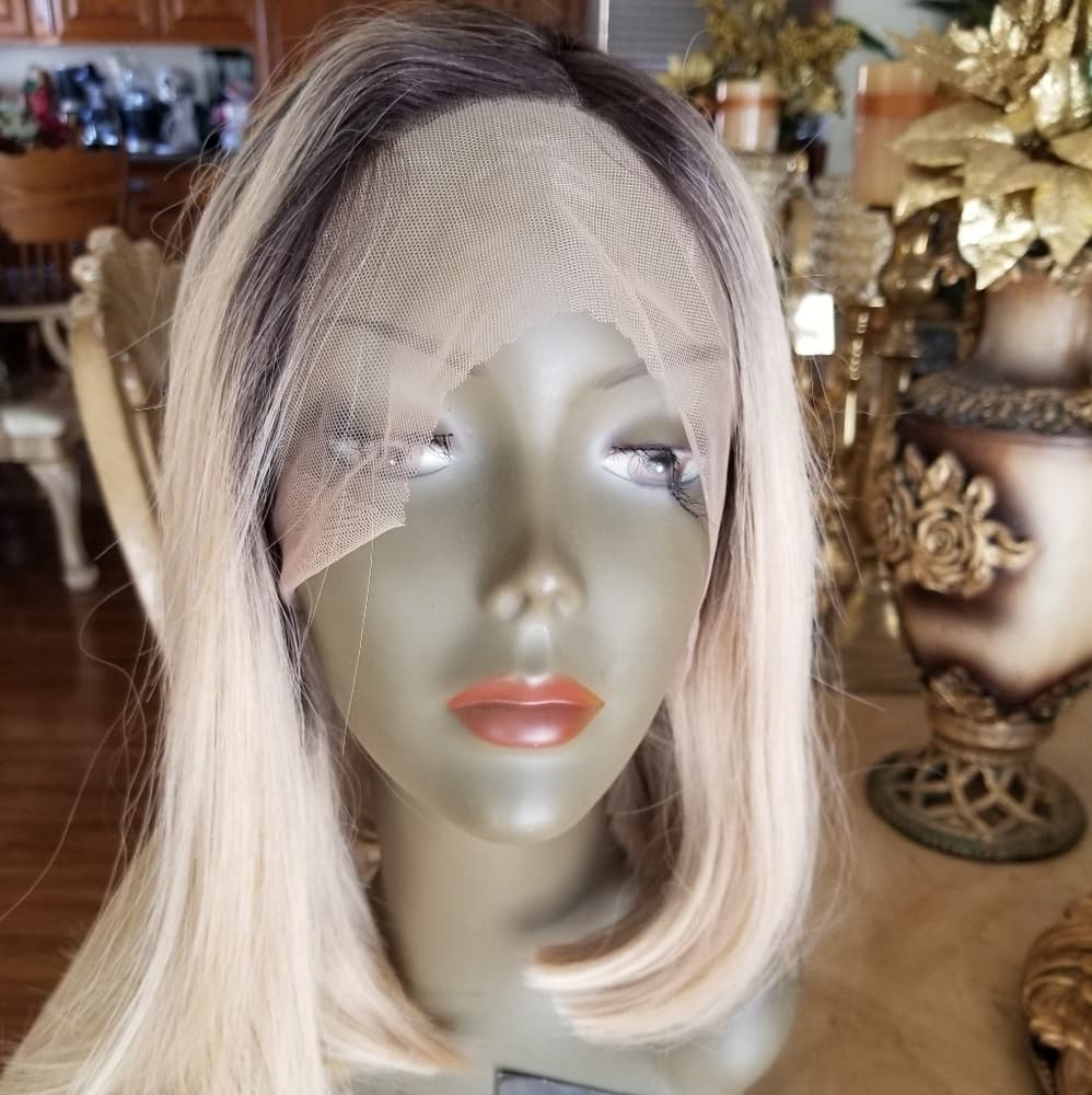 Ombre Blonde Lace Front Wig - Thumbnail 3