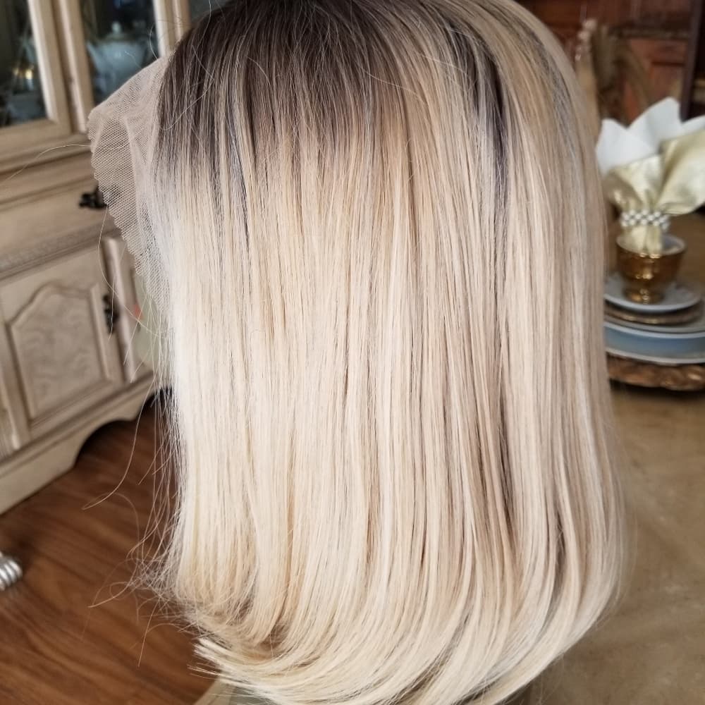 Ombre Blonde Lace Front Wig - Thumbnail 6