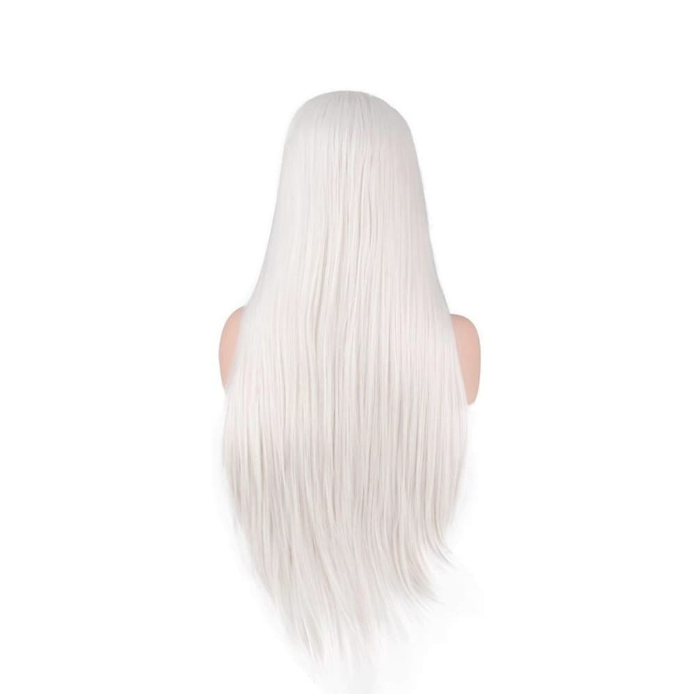 White Blonde Lace Front Wig 24-26 inches - Thumbnail 2