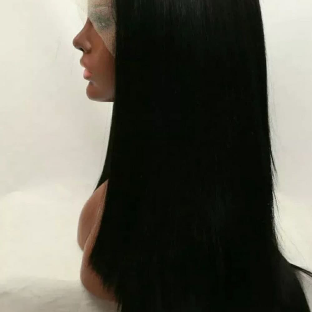 Beautiful Black Lace Front Wig - Thumbnail 2