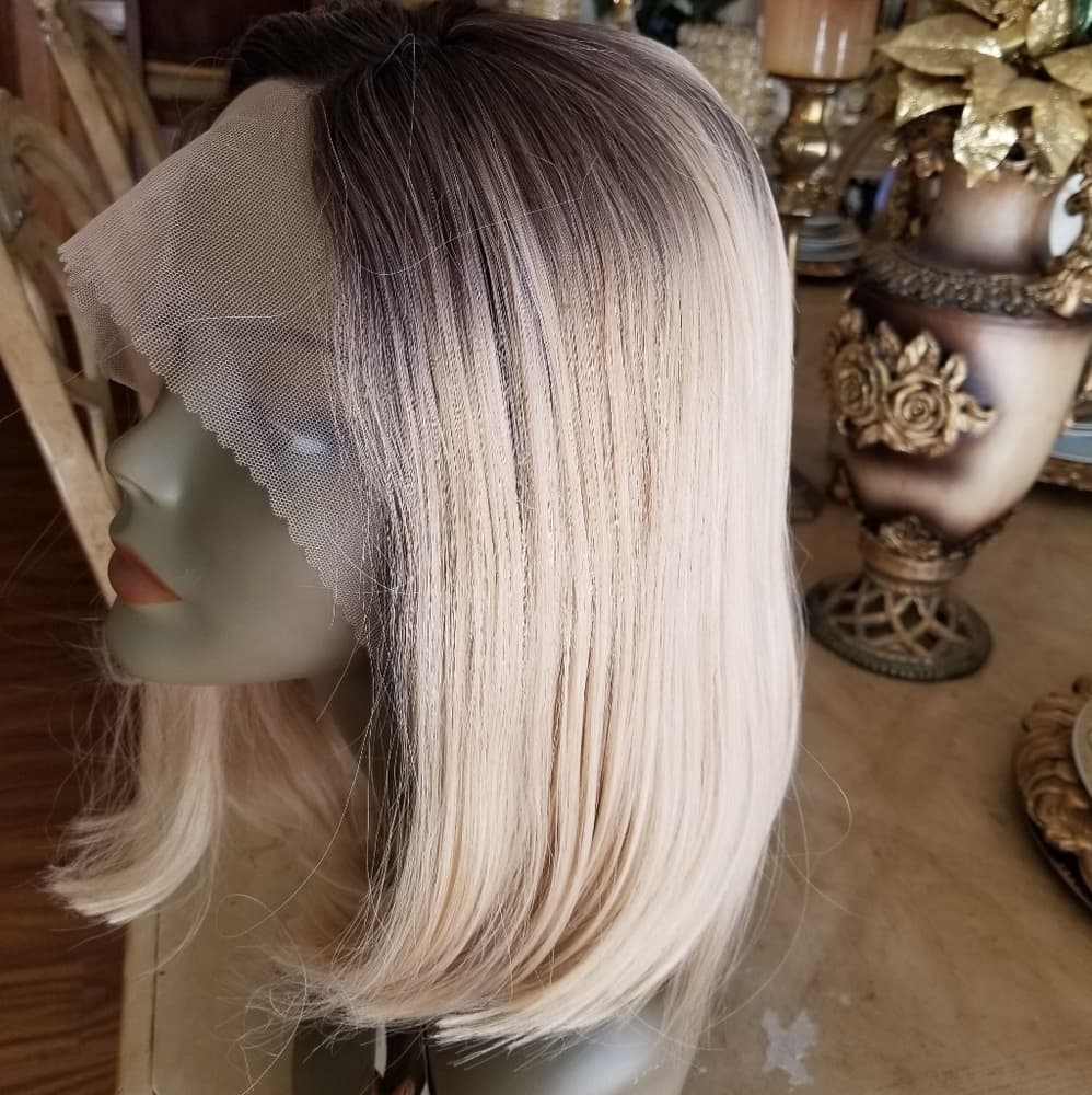 Ombre Blonde Lace Front Wig - Thumbnail 5