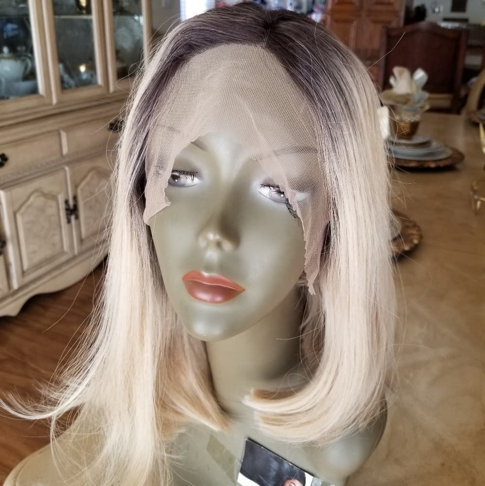 Ombre Blonde Lace Front Wig - Thumbnail 2
