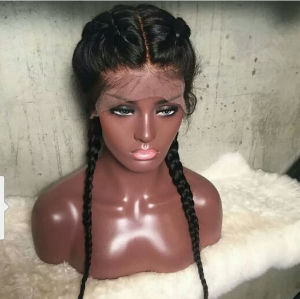 Beautiful Black Lace Front Wig - Thumbnail 5