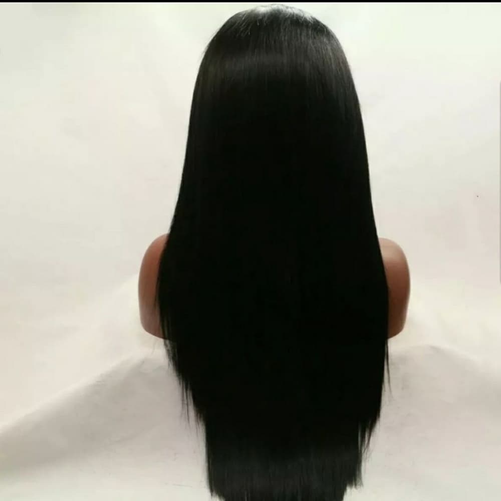 Beautiful Black Lace Front Wig - Thumbnail 6