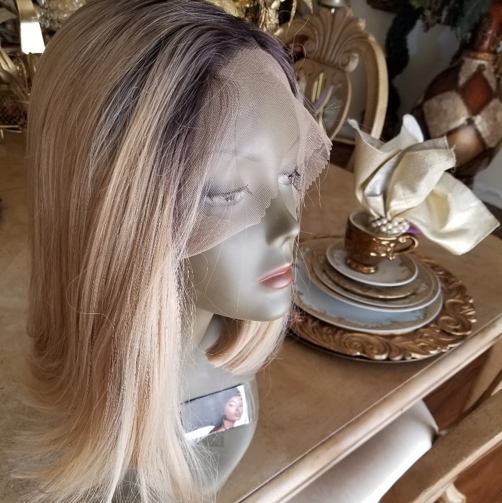 Ombre Blonde Lace Front Wig