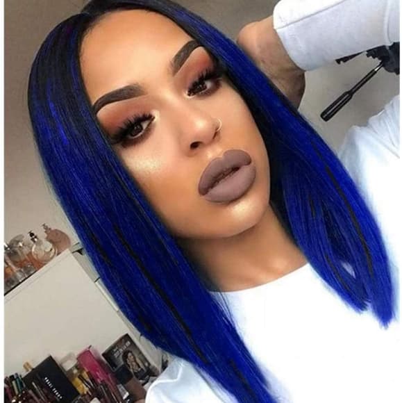 Black Blue Straight Beauty - Thumbnail 7