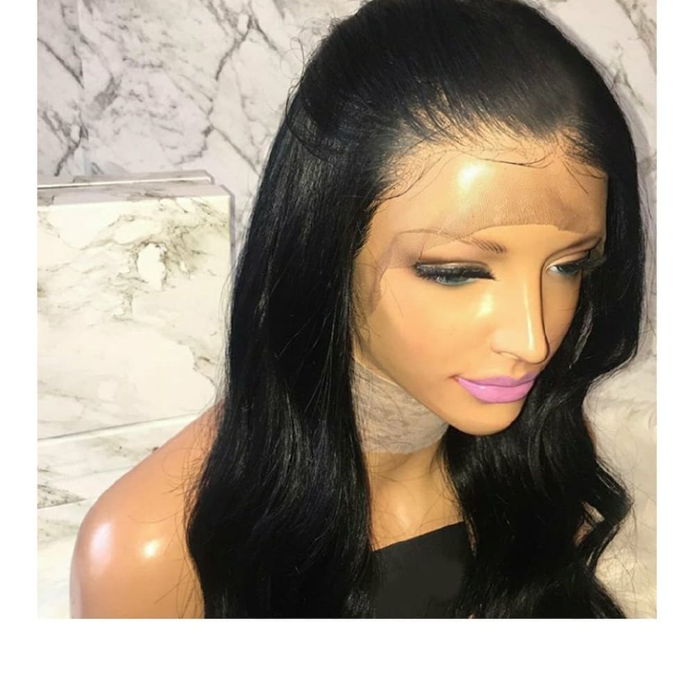 Virgin Brazilian Bodywave Lacefront Wig 18-20 inch - Thumbnail 5
