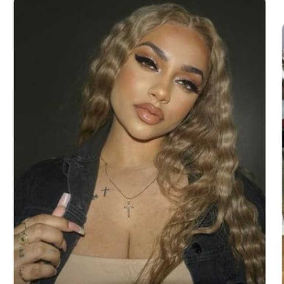 Ash Blonde Beauty Lace Front Wig - Thumbnail 8