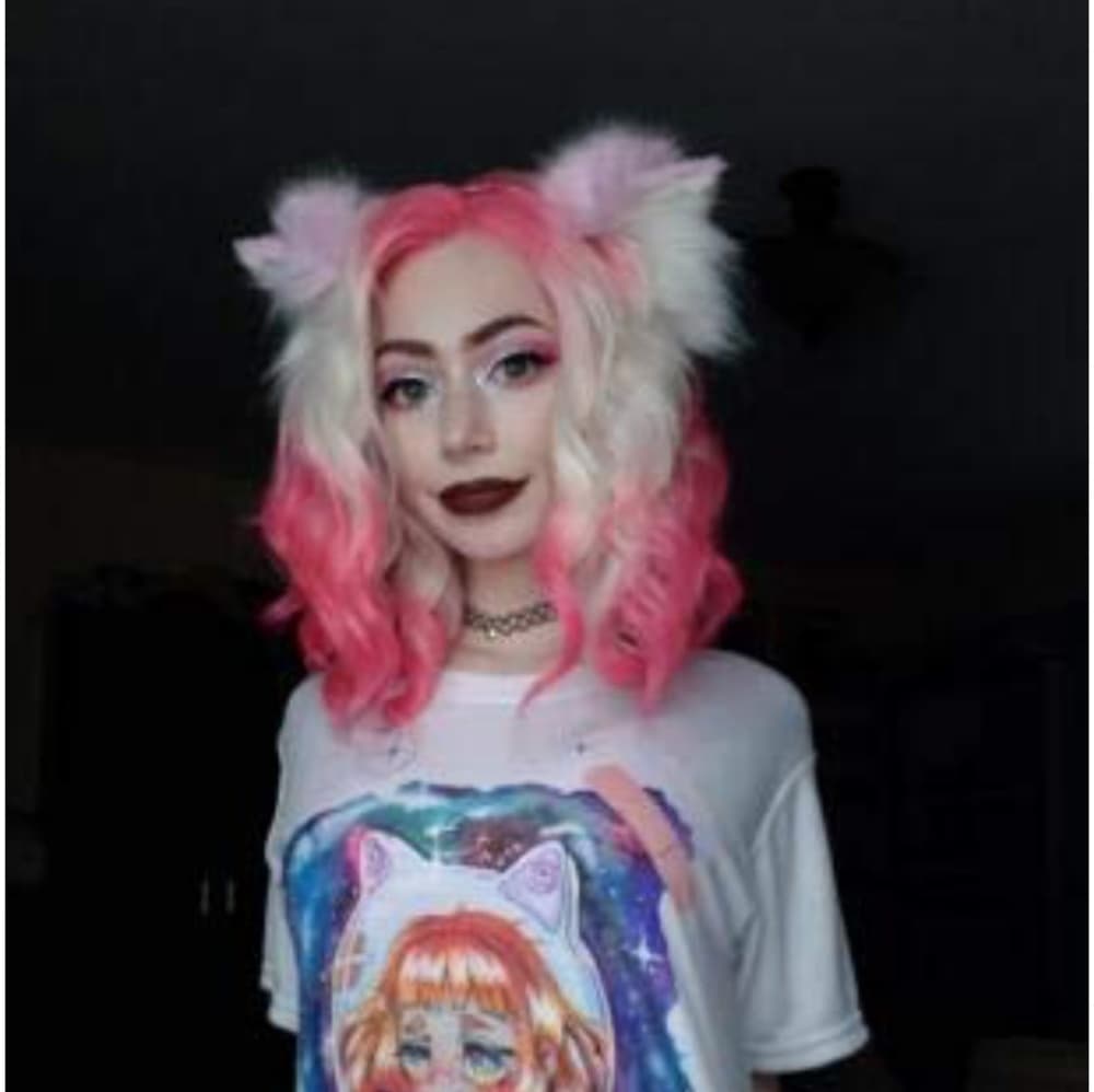 Pink White Beauty Lace Front Wig - Thumbnail 5